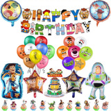 Set Decorativo Con Globos Para Cumpleaños Toy Story