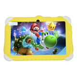 Mario Bros Tablet 7¨ Hd Android 13 32gb Y 2gb Ram Amarillo. Color Amarillo