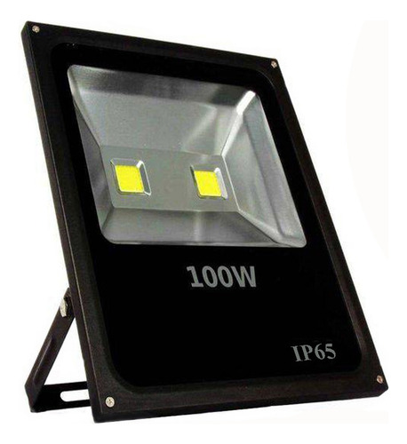 02 Refletores Led 100w Dc12v Uso Exclusivo Em Bateria De 12v