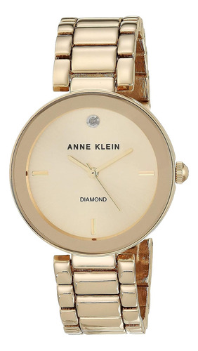 Reloj Anne Klein Para Mujer Con Esfera De Diamante Auténtico