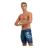 Malla Calza Natación Arena Hero Camo Hombre Maxlife Eco