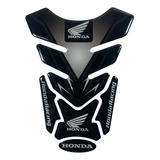 Sticker Cubre Tanque Moto Tankpad Silicon Honda Negro Racing