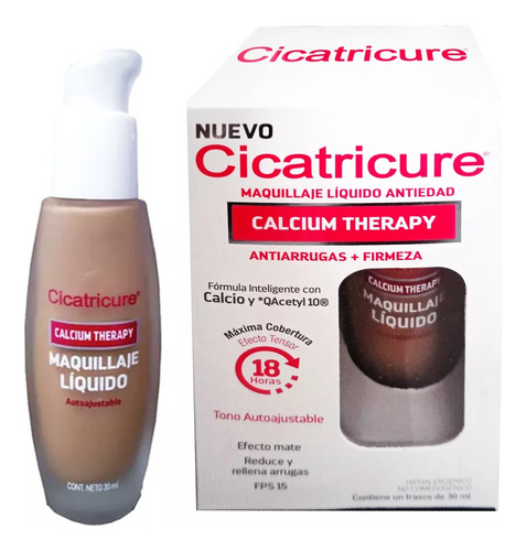 Maquillaje Liquido Antiedad Calcium Therapy 30ml