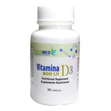 Fitomed Vitamina D3 800 Ui 90 Cápsulas. Agronewen Sabor Sin Sabor