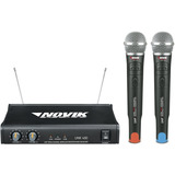 Micrófono Inalámbrico Uhf Doble Novik Unk-450 Profesional