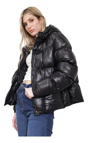 Campera Puffer Inflable Liviana Impermeablecapucha Importada