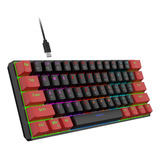 Teclado Para Juegos, 60% Teclado Mecánico Para Juegos 61