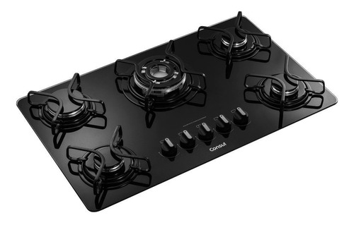 Cooktop A Gás 5 Bocas Bivolt Consul Quadrichama Cdd75ae