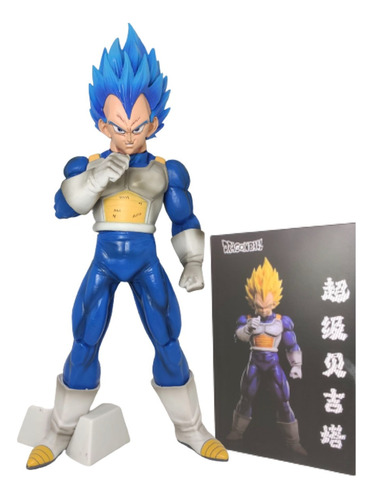 Figura Dragon Ball Z Vegeta Super Sayayin Blue Azul Yo 30cm