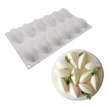 Molde De Cavidade De Silicone Quenelle Form Cake Fondant 12