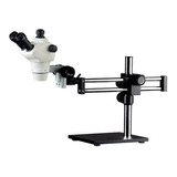 Microscopio Trinocular 4-100x Brazo Doble,  Y Camara - Full