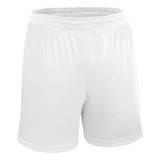 Short De Fútbol Adulto Blanco Liso