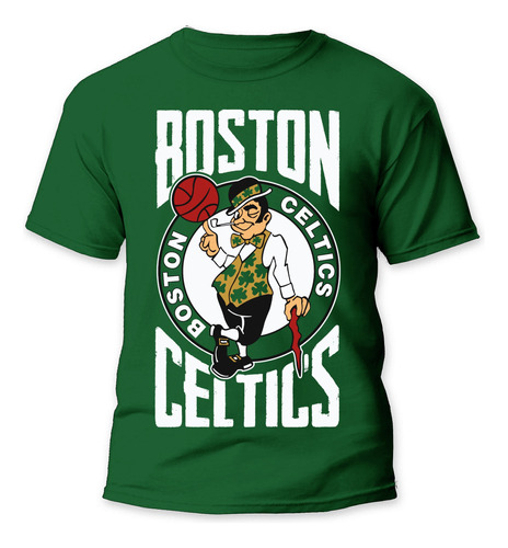 Playera Boston Celtics Basquetbol Verde