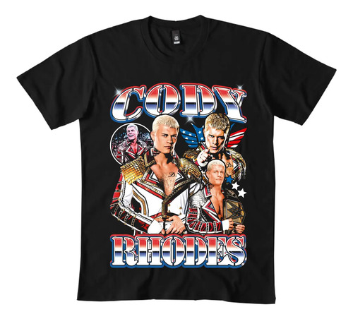 Playera Cody Rhodes Wwe American Nightmare Vintage Retro | Envío gratis