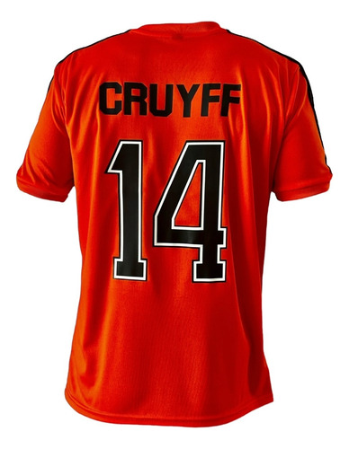 Camiseta Holanda Mundial 1974 Cruyff Retro