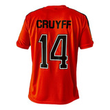 Camiseta Holanda Mundial 1974 Cruyff Retro