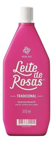 Leite De Rosas Tradicional 310ml Fragrância Leite De Rosas