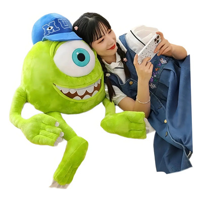 Peluche Gigante Mike Wazowski Monsters Inc. Jumbo 80cm Color Verde Lima | Meses sin interés