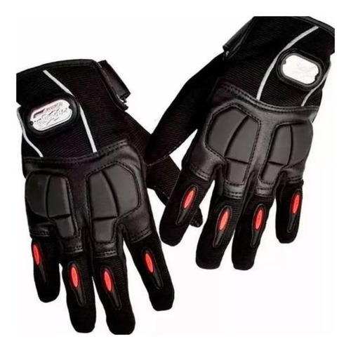 Guantes Pro Biker Pb-4 Protecciones Cuero Cross Enduro Rider