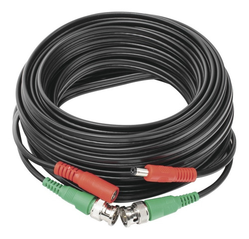 Cable Coaxial Siames 10mts 100% Cobre Hd Video Y Energía