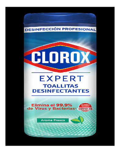 Toallita Desinfectante Expert Tubo Clorox (1uni)super