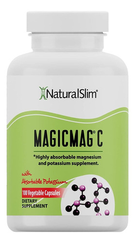 Citrato Magnesio Citrato Potasio Magic Mag C - Natural Slim Sabor Sin Sabor