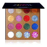 Paleta De Sombras Brillantes Profesional