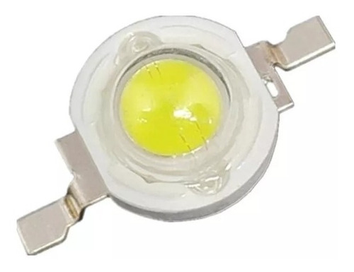 20 Pçs Power Led Chip 1w 3v Branco Frio 6500k S/dissipador