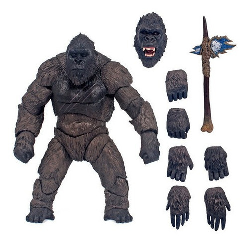 King Kong Contra. Modelo De Juguete Godzilla 2021 Versión Pe