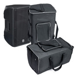 Par De Case Bolsa Bag P/ Caixa D Som Yamaha Dbr10 Almofadada