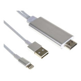 Cable Usb Lightning A Hdmi iPad iPhone Todo En Led Lcd Tv 