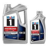 Aceite Sintetico Mobil 1 Alto Kilometraje 10w30 4.73l+ 946ml