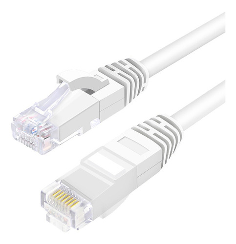 Cable De Red 30 Metros Cat 6 Rj45 Lan Blanco