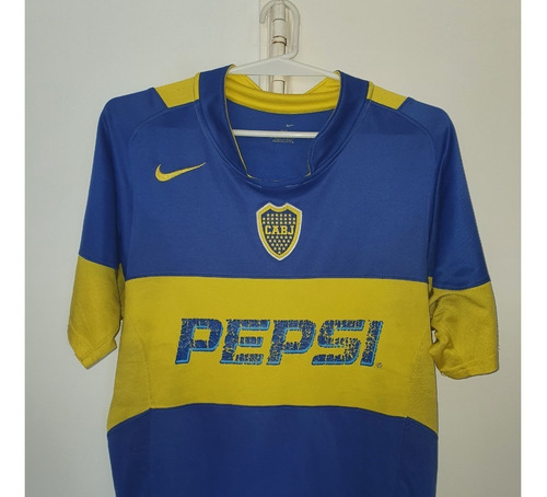 Camiseta Boca Juniors Nike Titular 2004 Pepsi Guillermo