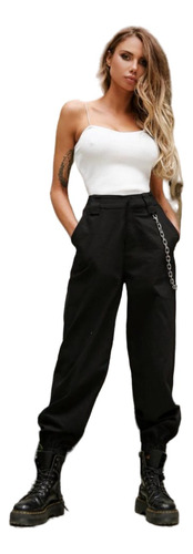 Pantalones De Mujer Cargo Pants Harén Casual De Moda Dama