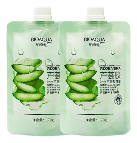 Gel Hidratante Aloe Vera Bioaqua X2