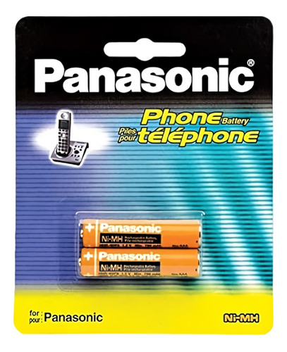 Pila Bateria Aaa Recargable Panasonic 1.2v 830mah Hhr-3mrt/2