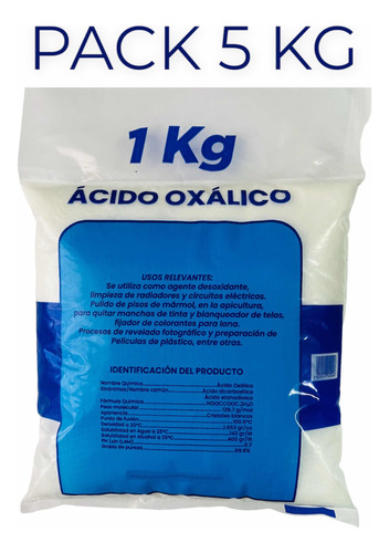 Ácido Oxálico 5 Kg