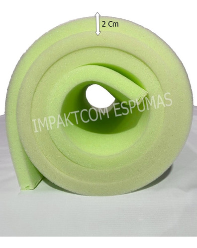 Espuma Em Metro  D33 1,90mts X 60cm E 2 Cm Espessura