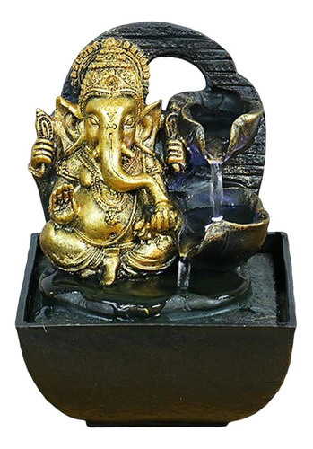 Estatua De Buda Ganesha, Fuente De Agua De 14cmx13.5cmx18cm