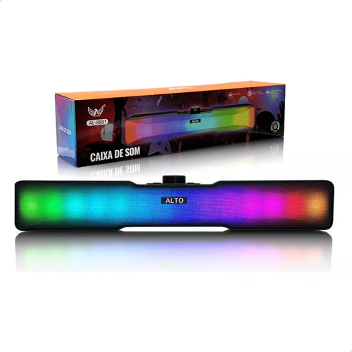 Sound Bar Rgb Com Barra De Som Rgb Bluetooth Para Gamer