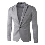 Chaqueta De Traje Para Hombre, Blusa Lisa, Abrigo Formal, Bl