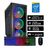 Pc Barato Gamer Core I5 Ddr3 16gb Ssd 240gb Kit Mobilador