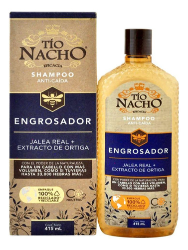 Shampoo Tío Nacho Engrosador 415ml - mL a $137