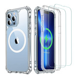 Funda Para iPhone 13 Pro Max,  Vidrio Protector/transpare...