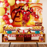 Kit Festa Fácil Iron Man - Decoração De Aniversário