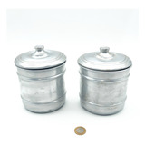 Latas Antiguas De Aluminio Poroteros Yerbero - Cocina