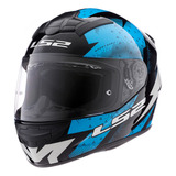 Casco Integral Moto Ls2 352 Rookie Thunder + Alerón Spoiler