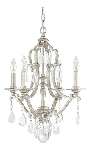 Capital Lighting 4184as-cr Mini Candelabro De Cuatro Luces