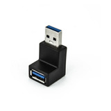 Adaptador Usb 3.0 Macho Fêmea 90 Graus